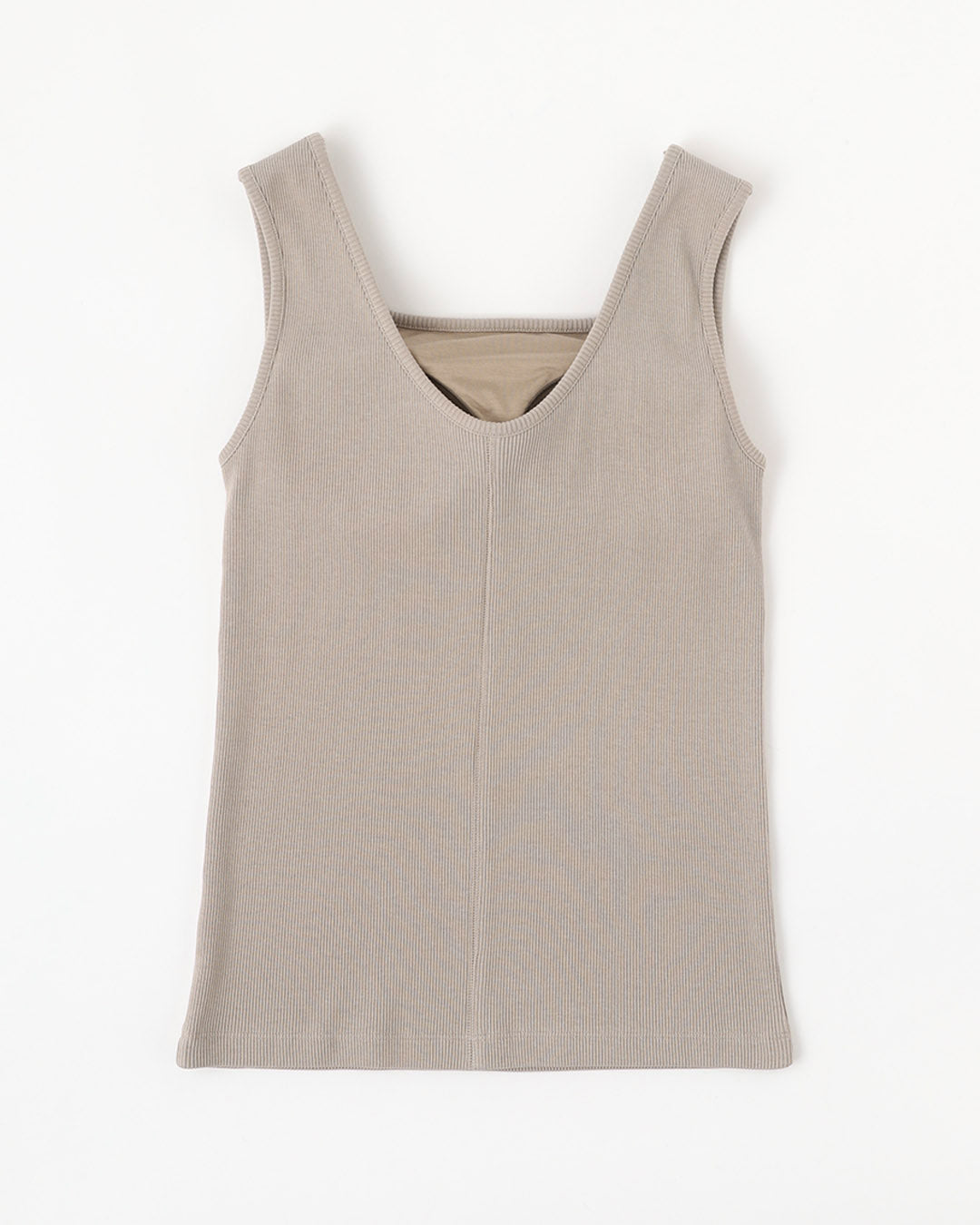 Rib Square Neck Bratop Tank