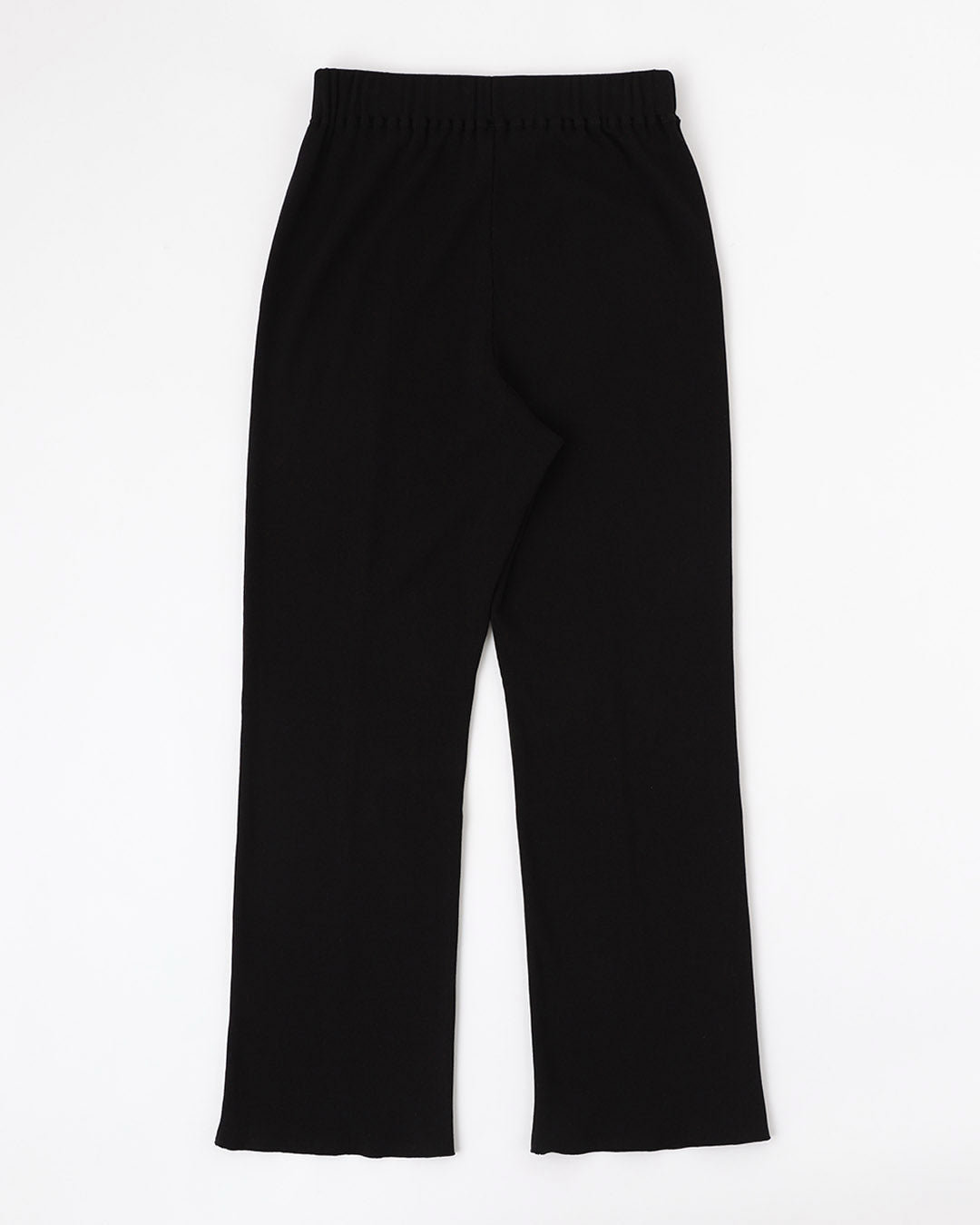 Rib Slit Easy Pants