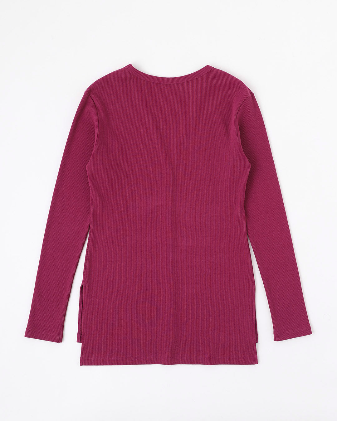 Rib Side Slit Cardigan