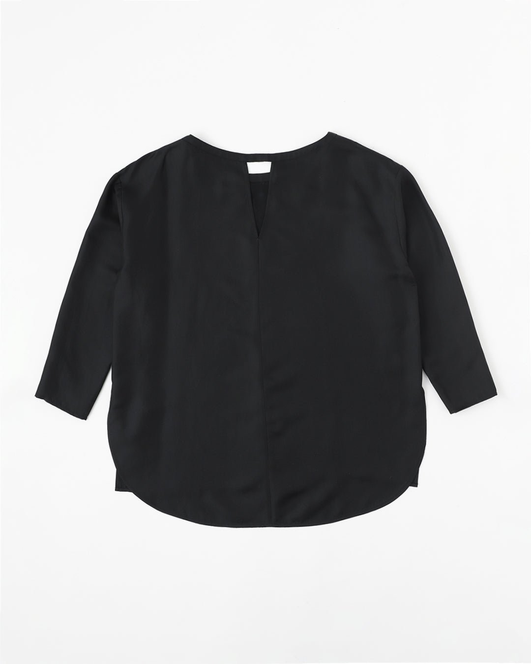 Silk Cupro Long Sleeve Pullover