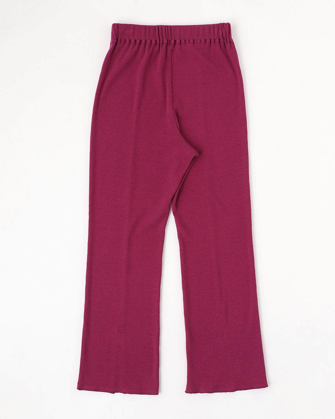 Rib Slit Easy Pants