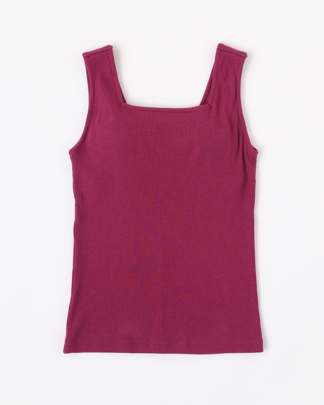 Rib Square Neck Bratop Tank